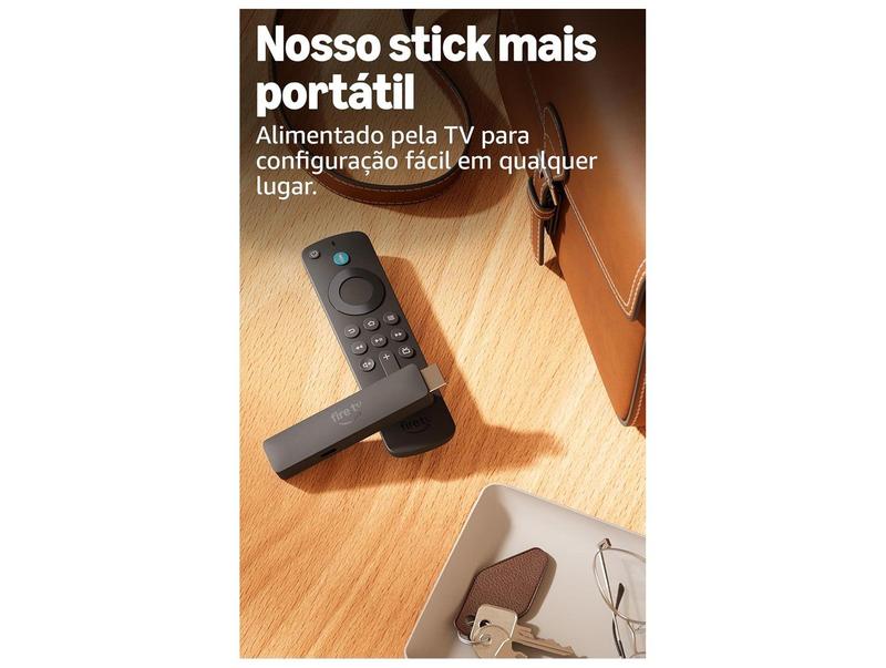 Fire TV Stick HD 2ª Geração Modelo 2026 Amazon HD HDMI compatível